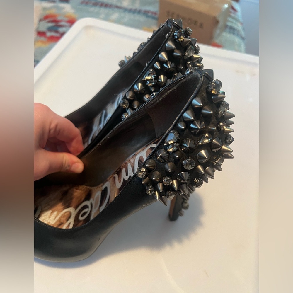 Sam Edelman roza studded heels, like new